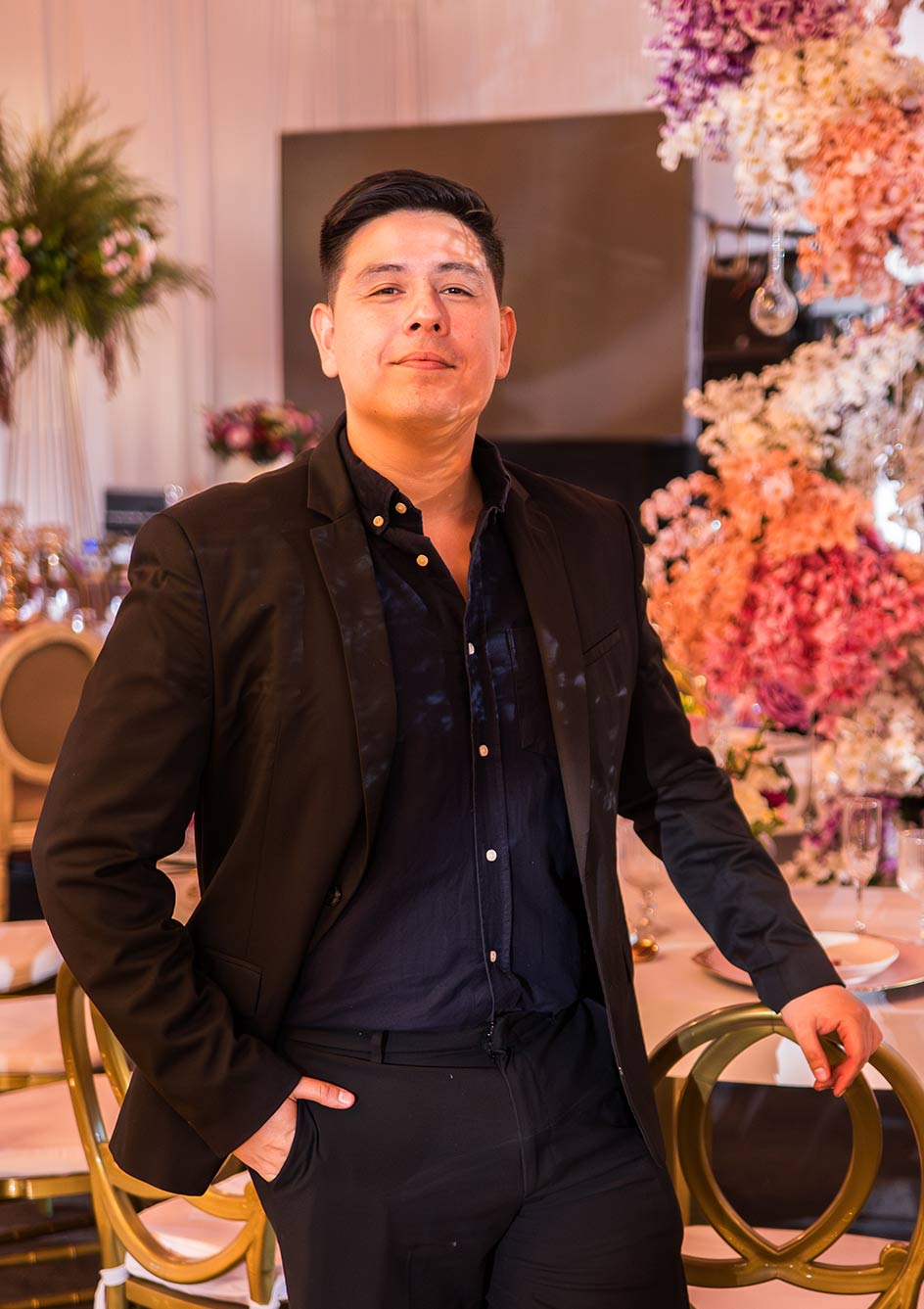 Juan Bautista, Diseñador floral de Foro Uno
